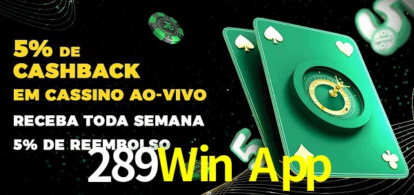 Promoções do cassino ao Vivo 289Win App